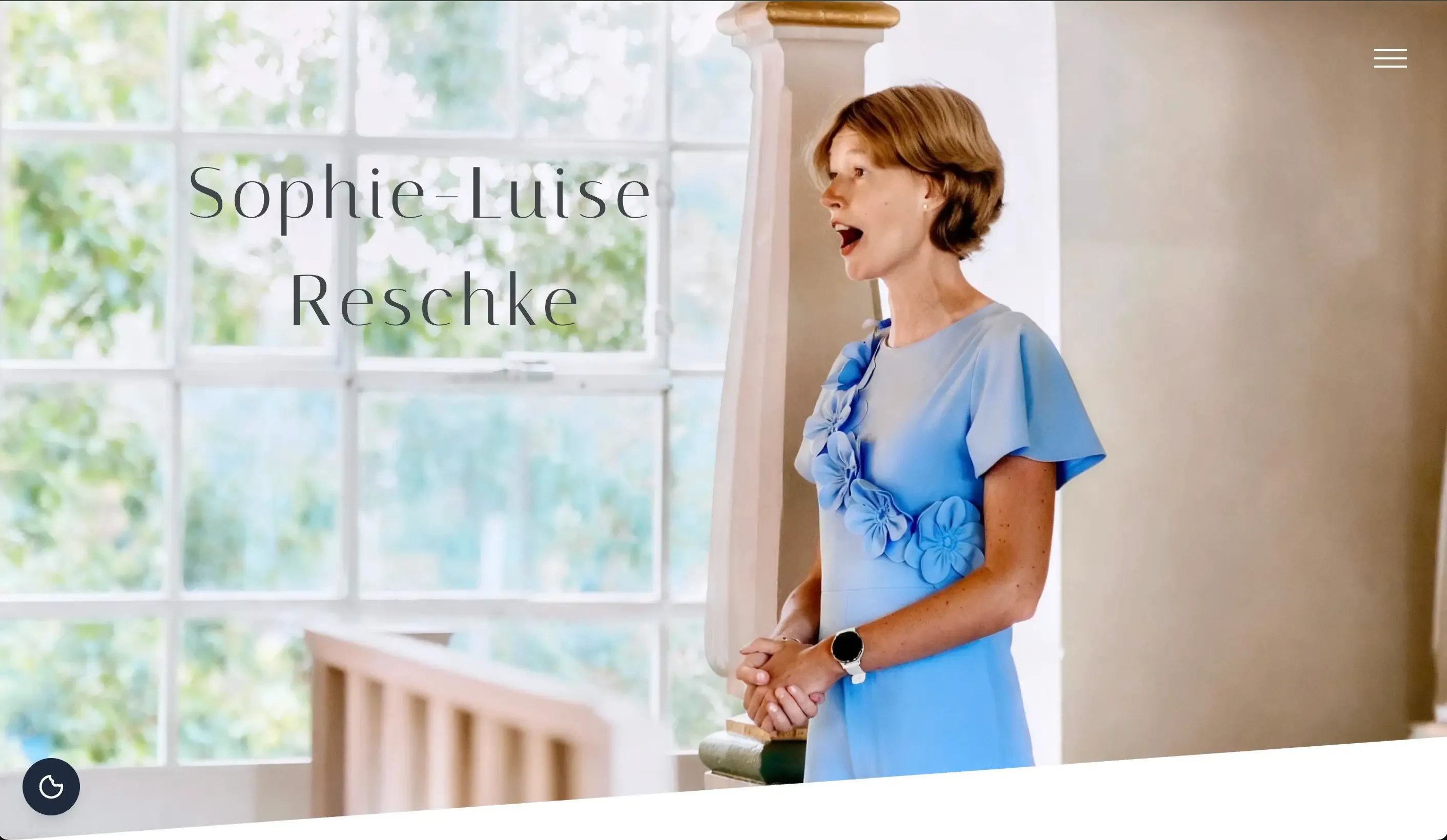 Sophie-Luise Reschke, Conductor website preview