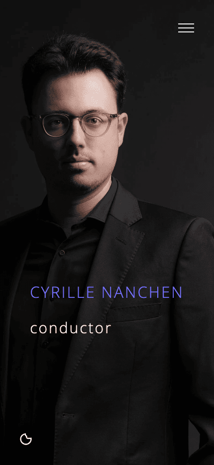 Cyrille Nanchen website preview
