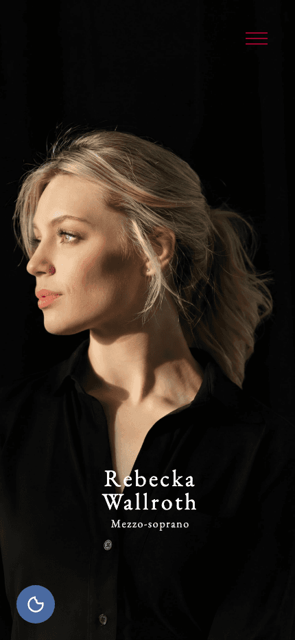 Rebecka Wallroth website preview