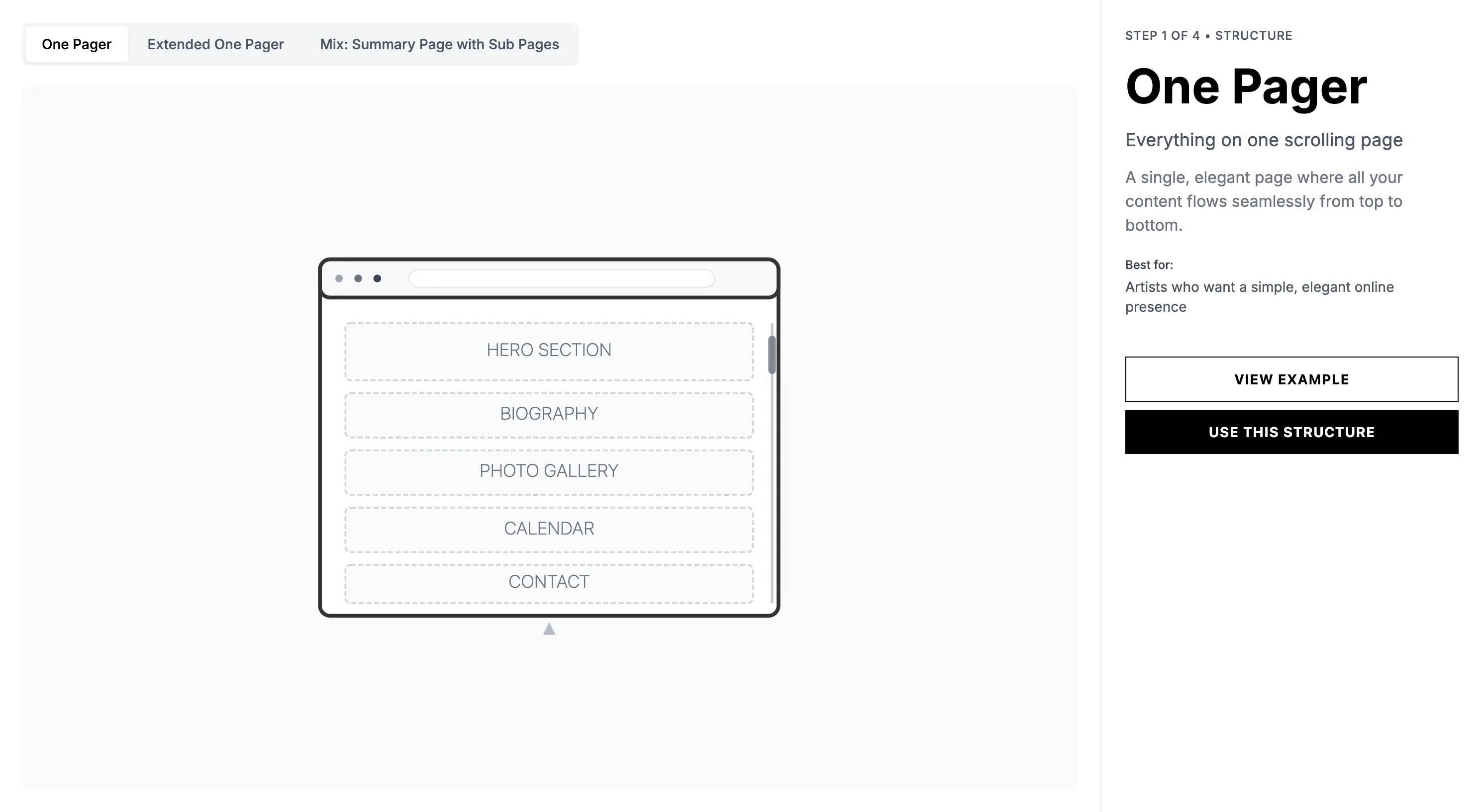 Choose Your Perfect Structure
